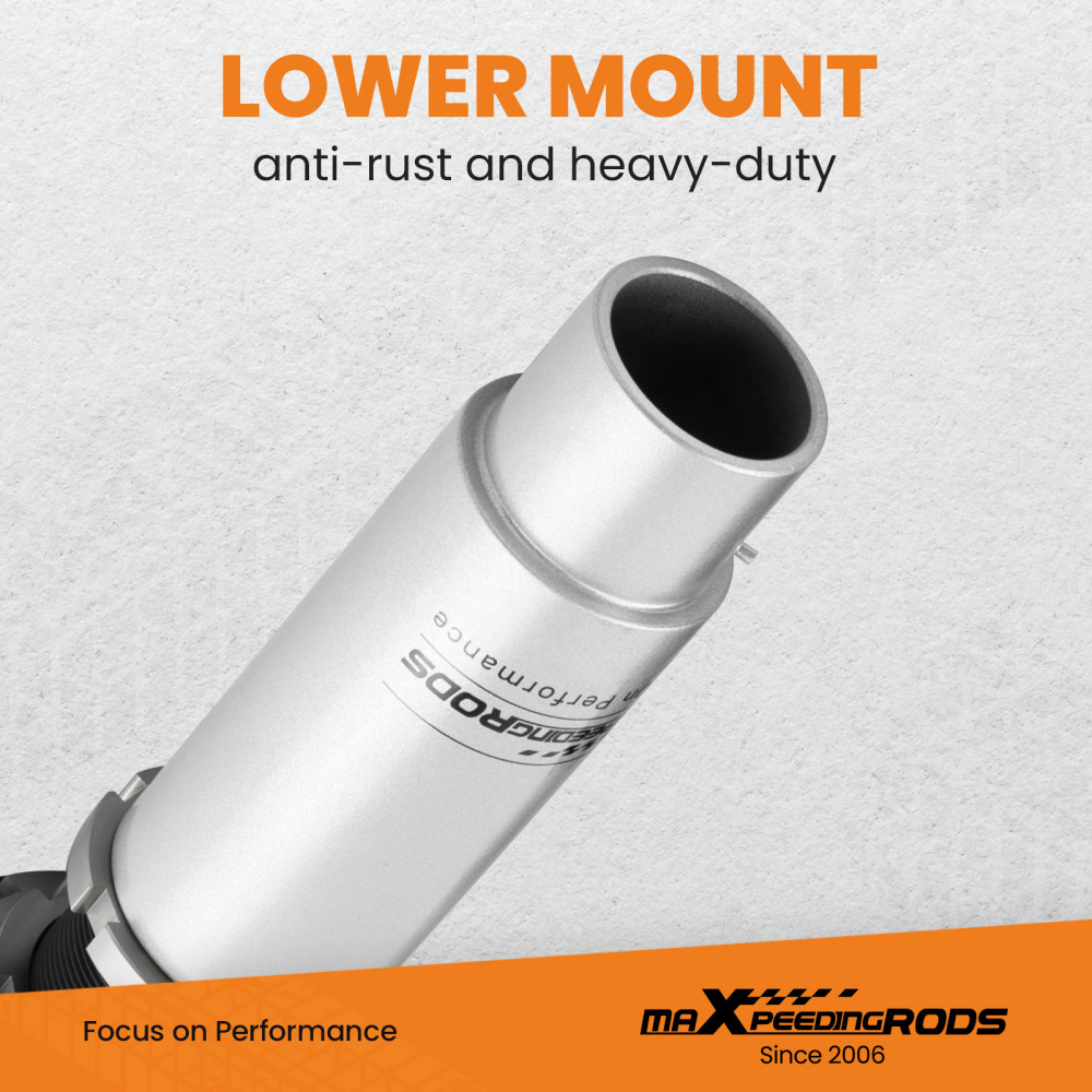 Kit suspension combines filetes Amortisseurs reglable compatible pour BMW E46 3 Serie kit dabaissement